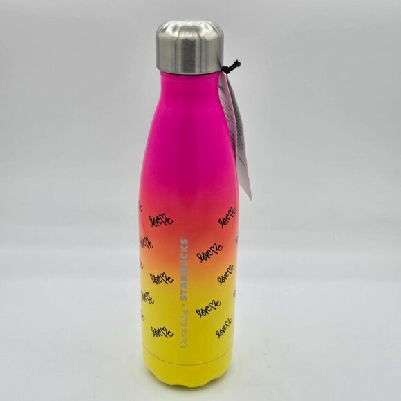 Starbucks CURTIS KULIG ART S'well LOVE ME Stainless Steel Water Bottle - New - Picture 2 of 11